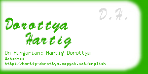 dorottya hartig business card